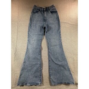Abercrombie&Fitch Women's the Flare Ultra High Rise Jeans Light Blue Size 28/6R